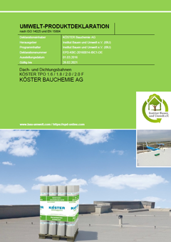 Umweltproduktdeklaration TPO Dachbahn