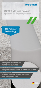 Flyer K&Ouml;STER MS Joint Sealant