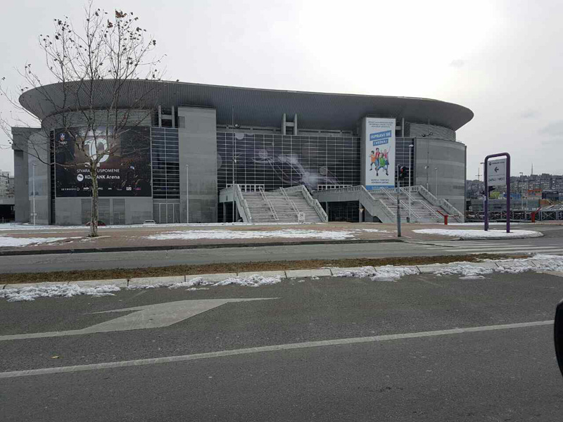 Kombank-Arena in Serbia Kombank-Arena in Serbia